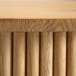 Maru Oak Round Coffee Table With Storage, Oak -Daals Shop BSD 140 OAK detail5