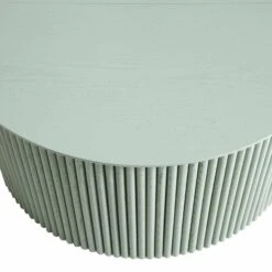 Maru Oak Round Coffee Table With Storage, Sage Green 22 Maru Oak Round Coffee Table With Storage, Sage Green -Daals Shop BSD 140 SAGE detail1