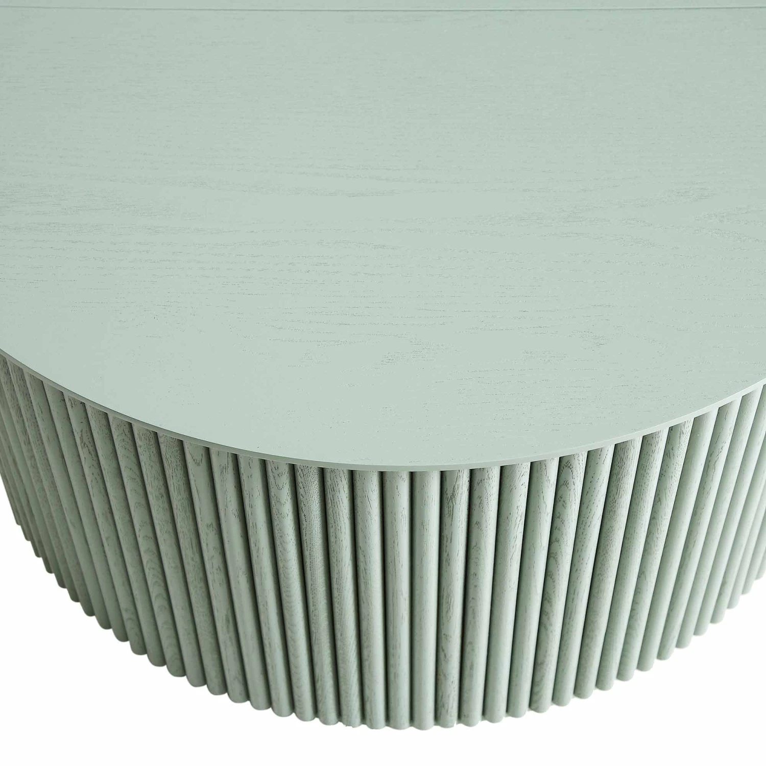 Maru Oak Round Coffee Table With Storage, Sage Green 11 Maru Oak Round Coffee Table With Storage, Sage Green - Image 9