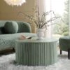 Maru Oak Round Coffee Table With Storage, Sage Green 2 Maru Oak Round Coffee Table With Storage, Sage Green -Daals Shop BSD 140 SAGE main