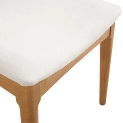 Arley Set Of 2 Beech Wood Dining Chairs, Natural And Beige -Daals Shop DCH 007 NAT BEIGEFAB 2P detail3