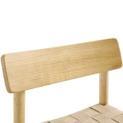 Ditton Set Of 2 Elm Wood And Jute Dining Chairs, Natural -Daals Shop DCH 086 NAT 2P detail1