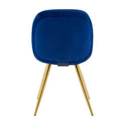 Set Of 2 Cosford Diamond Stitch Dining Chairs (Blue Velvet) 13 Set Of 2 Cosford Diamond Stitch Dining Chairs (Blue Velvet) -Daals Shop DCH 2092B BLUEVEL 2P 4