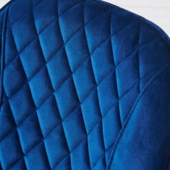 Set Of 2 Cosford Diamond Stitch Dining Chairs (Blue Velvet) 16 Set Of 2 Cosford Diamond Stitch Dining Chairs (Blue Velvet) -Daals Shop DCH 2092B BLUEVEL 2P detail2