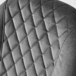 Set Of 2 Cosford Diamond Stitch Dining Chairs (Grey Velvet) -Daals Shop DCH 2092B GREY VEL 2P detail2