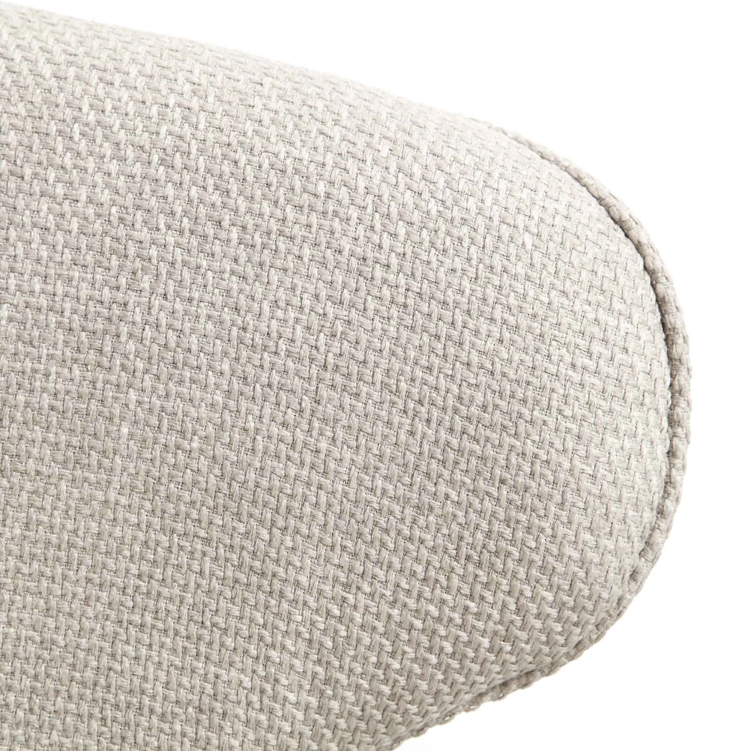 Langham Set Of 2 Oatmeal Woven Fabric Carver Dining Chairs With Fluted Back 14 Langham Set Of 2 Oatmeal Woven Fabric Carver Dining Chairs With Fluted Back - Image 12