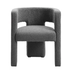 Greenwich Charcoal Boucle Dining Chair -Daals Shop DCH 2159 CHARCOAL BOUCLE WB1