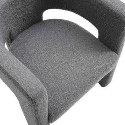 Greenwich Charcoal Boucle Dining Chair -Daals Shop DCH 2159 CHARCOAL BOUCLE detail1