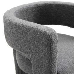 Greenwich Charcoal Boucle Dining Chair -Daals Shop DCH 2159 CHARCOAL BOUCLE detail2