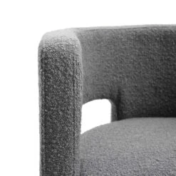 Greenwich Charcoal Boucle Dining Chair -Daals Shop DCH 2159 CHARCOAL BOUCLE detail3