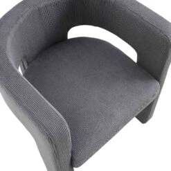 Greenwich Grey Corduroy Dining Chair 20 Greenwich Grey Corduroy Dining Chair -Daals Shop DCH 2159 GREY CORD detail1