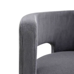Greenwich Grey Corduroy Dining Chair 22 Greenwich Grey Corduroy Dining Chair -Daals Shop DCH 2159 GREY CORD detail3