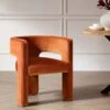 Greenwich Rust Velvet Dining Chair -Daals Shop DCH 2159 RUST VEL main