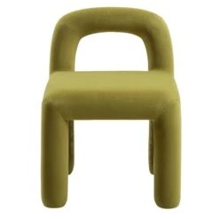 Libby Olive Green Velvet Dining Chair -Daals Shop DCH 2160 OLIVE VEL WB1