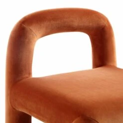 Libby Rust Velvet Dining Chair -Daals Shop DCH 2160 RUST VEL detail2