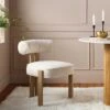 Ophelia Ecru Boucle Dining Chair -Daals Shop DCH 2187 ECRU BOU main