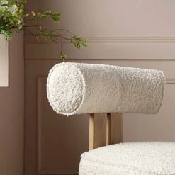 Ophelia Ecru Boucle Dining Chair -Daals Shop DCH 2187 ECRU BOU scene2
