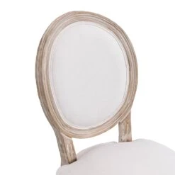 Lainston Set Of 2 Classic Limewashed Wooden Dining Chairs, Beige -Daals Shop DCH 88 BEIGE 2P detail1