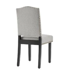 Draycott Set Of 2 Grey Fabric Dining Chairs -Daals Shop DCH LW8113 GREYFAB 2P 4