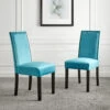 Maidwell Set Of 2 Air Blue Velvet Dining Chairs 2 Maidwell Set Of 2 Air Blue Velvet Dining Chairs -Daals Shop DCH LW8116 ABLUEVEL 2P main