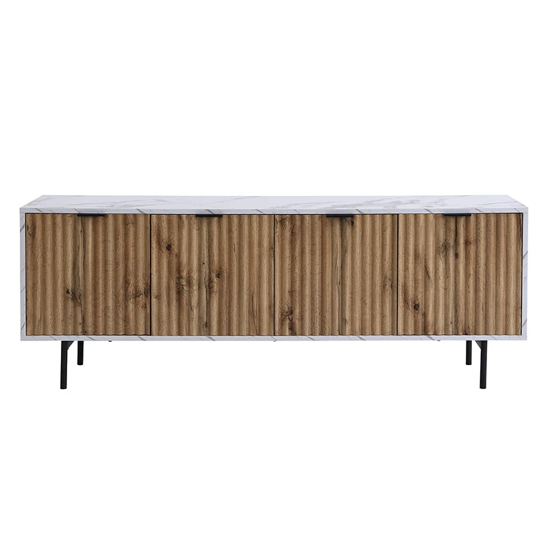 Aspen Oak And Marble Effect 150cm Wide TV Unit 8 Aspen Oak And Marble Effect 150cm Wide TV Unit - Image 6