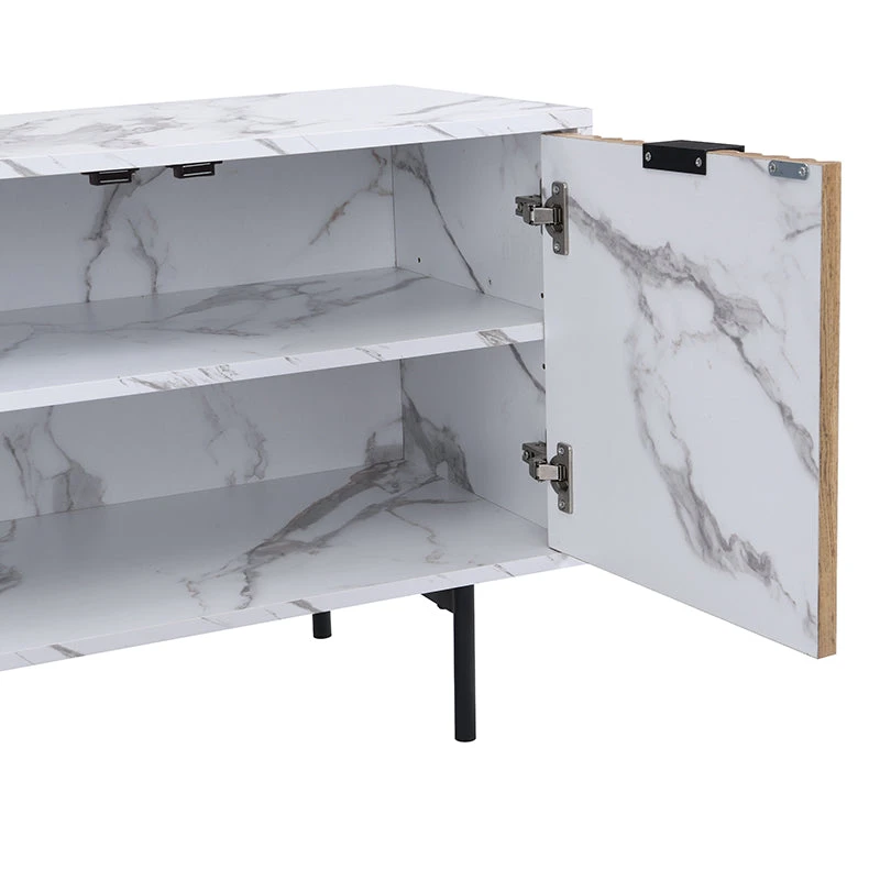 Aspen Oak And Marble Effect 150cm Wide TV Unit 12 Aspen Oak And Marble Effect 150cm Wide TV Unit - Image 10