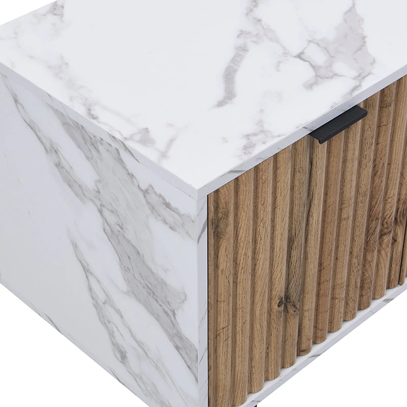 Aspen Oak And Marble Effect 150cm Wide TV Unit 13 Aspen Oak And Marble Effect 150cm Wide TV Unit - Image 11