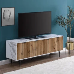 Aspen Oak And Marble Effect 150cm Wide TV Unit 19 Aspen Oak And Marble Effect 150cm Wide TV Unit -Daals Shop DSC 9787