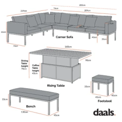 Calabasas Large Outdoor Fabric And Aluminium Corner Casual Dining Set With Rising Table, Taupe -Daals Shop Dimensional Drawings APR 2023 OD SF 1027 1 19938bee b054 445f a533 6f6d4b996a4a