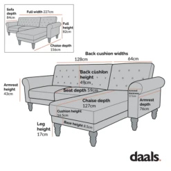 Hanney Chesterfield Chaise Sofabed In Moss Green Velvet 22 Hanney Chesterfield Chaise Sofabed In Moss Green Velvet -Daals Shop Dimensional Drawings AYSF 012 600x 461e7805 c5ed 4bd0 b7b2 86d2154e138b
