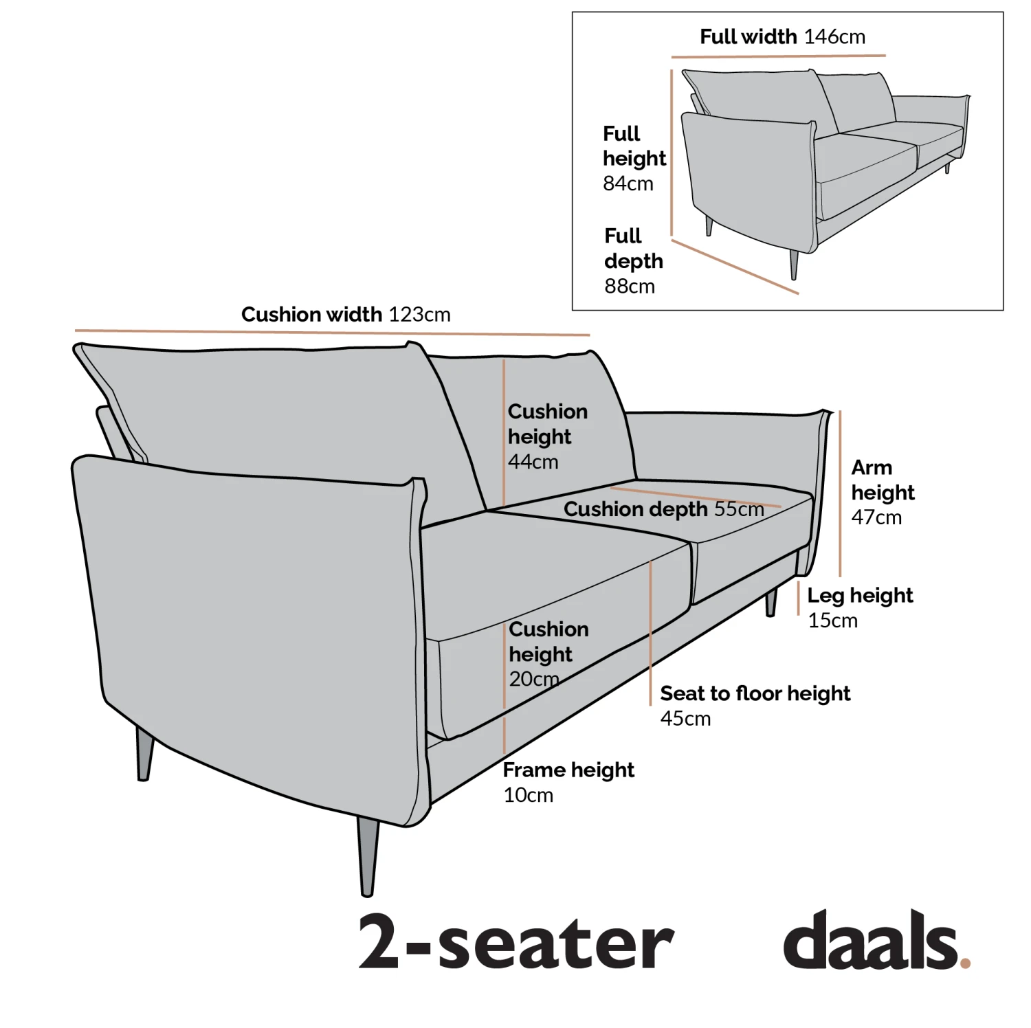 Bari Beige Woven Fabric Sofa 16 Bari Beige Woven Fabric Sofa - Image 14