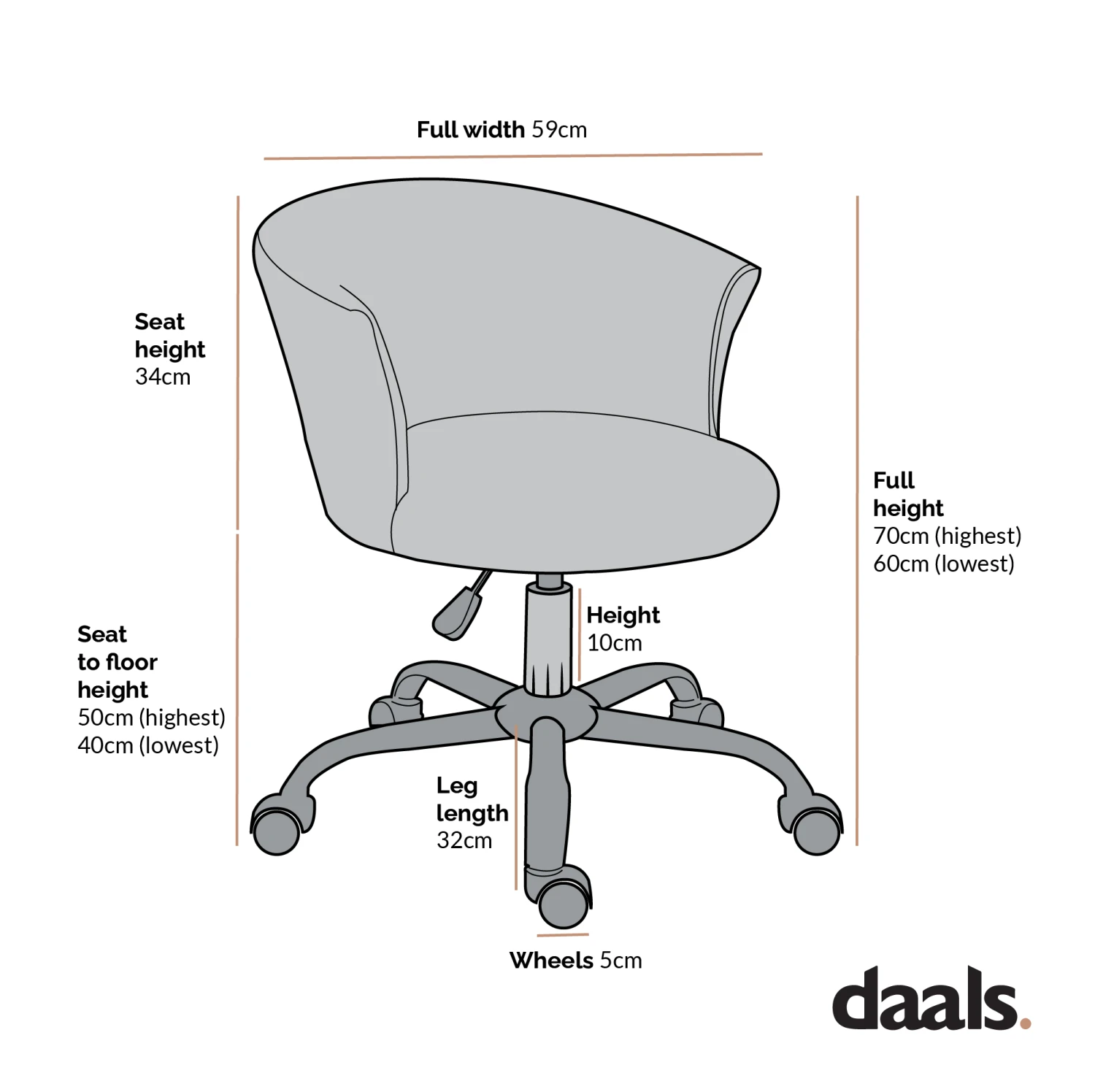 Kylie Houndstooth And Velvet Swivel Chair 9 Kylie Houndstooth And Velvet Swivel Chair - Image 7