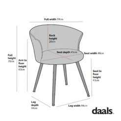 Kylie Set Of 2 Orange Velvet Dining Chairs 23 Kylie Set Of 2 Orange Velvet Dining Chairs -Daals Shop Dimensional Drawings JUNE 2022 MO 104 84a33f86 ef1c 42ec 981e c53b4e9eeccc