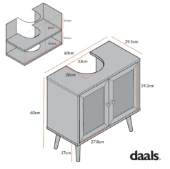 Frances Woven Rattan 2-Door Bathroom Undersink Unit, White -Daals Shop Dimensional Drawings MAY 2023 FT UDS 01 14a5866a 6caa 47cd a1bc 027af858f6f0