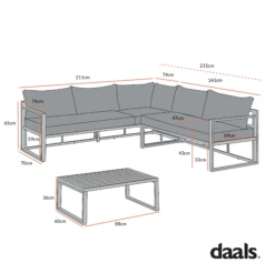 Albany Aluminium Corner Sofa Set With Reclining Back And Coffee Table, Taupe -Daals Shop Dimensional Drawings NEW Garden OD SF 1023copy 2 7593afca 42d7 495e a75e f61ae6dbb3bb