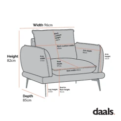 Obriel Grey Marl Fabric Armchair -Daals Shop Dimensional Drawings Sept 2023 GCSF 2299 1ST 1 3c736cad f443 4e6c 9e7c 67a340cb1c72