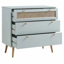 Anya Woven Rattan Chest Of 3 Drawer In Mint Colour 18 Anya Woven Rattan Chest Of 3 Drawer In Mint Colour -Daals Shop FT COD 001 SAGE WB3
