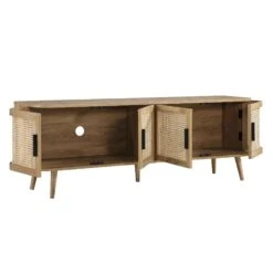 Izzy Curved Rattan 160cm Wide TV Unit, Natural 23 Izzy Curved Rattan 160cm Wide TV Unit, Natural -Daals Shop FT LGTV 04 NAT WB3