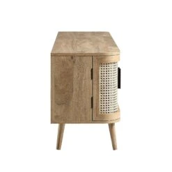 Izzy Curved Rattan 160cm Wide TV Unit, Natural 29 Izzy Curved Rattan 160cm Wide TV Unit, Natural -Daals Shop FT LGTV 04 NAT WB5