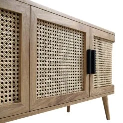 Izzy Curved Rattan 160cm Wide TV Unit, Natural 24 Izzy Curved Rattan 160cm Wide TV Unit, Natural -Daals Shop FT LGTV 04 NAT detail1