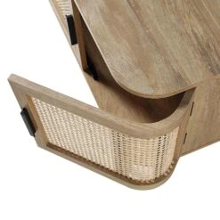 Izzy Curved Rattan 160cm Wide TV Unit, Natural 26 Izzy Curved Rattan 160cm Wide TV Unit, Natural -Daals Shop FT LGTV 04 NAT detail3