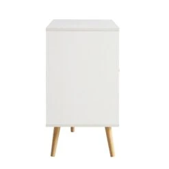 Frances Woven Rattan 3-Door Sideboard, White 20 Frances Woven Rattan 3-Door Sideboard, White -Daals Shop FT SB 001 WHITE WB5