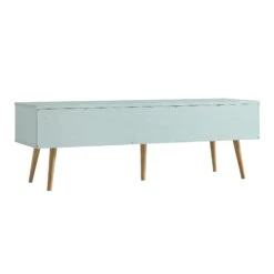 Anya Woven Rattan 3-Drawer TV Unit In Mint 20 Anya Woven Rattan 3-Drawer TV Unit In Mint -Daals Shop FT TV 001 SAGE WB4