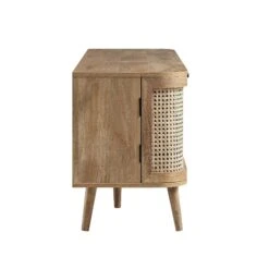 Izzy Curved Rattan 150cm TV Unit, Natural -Daals Shop FT TV 03 NAT WB4