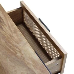 Izzy Curved Rattan 150cm TV Unit, Natural -Daals Shop FT TV 03 NAT detail3