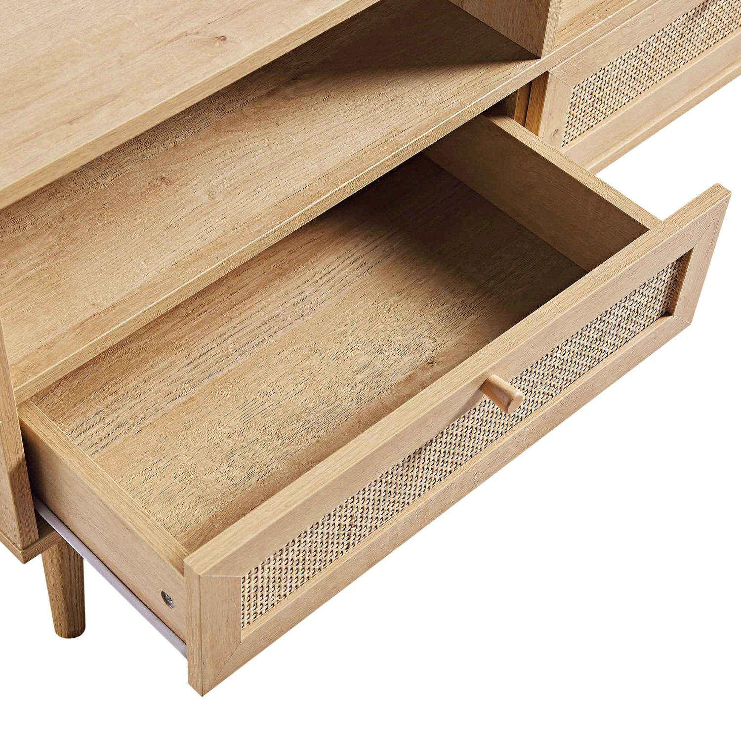 Frances Woven Rattan 160cm 3-Drawer TV Unit, Natural 13 Frances Woven Rattan 160cm 3-Drawer TV Unit, Natural - Image 12