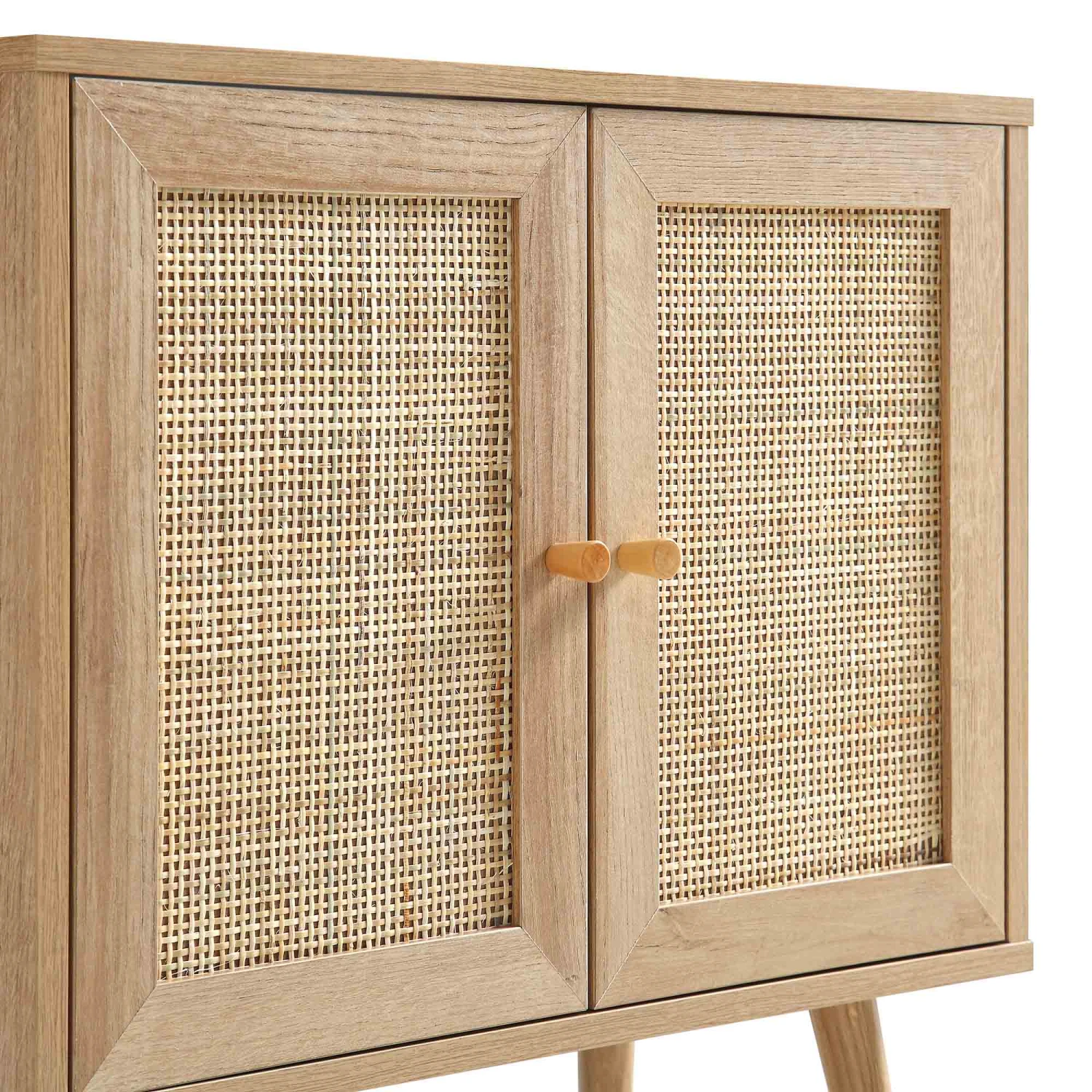 Frances Woven Rattan 2-Door Bathroom Undersink Unit, Natural 13 Frances Woven Rattan 2-Door Bathroom Undersink Unit, Natural - Image 11