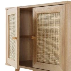 Frances Woven Rattan 2-Door Bathroom Undersink Unit, Natural 26 Frances Woven Rattan 2-Door Bathroom Undersink Unit, Natural -Daals Shop FT UDS 01 NAT detail2