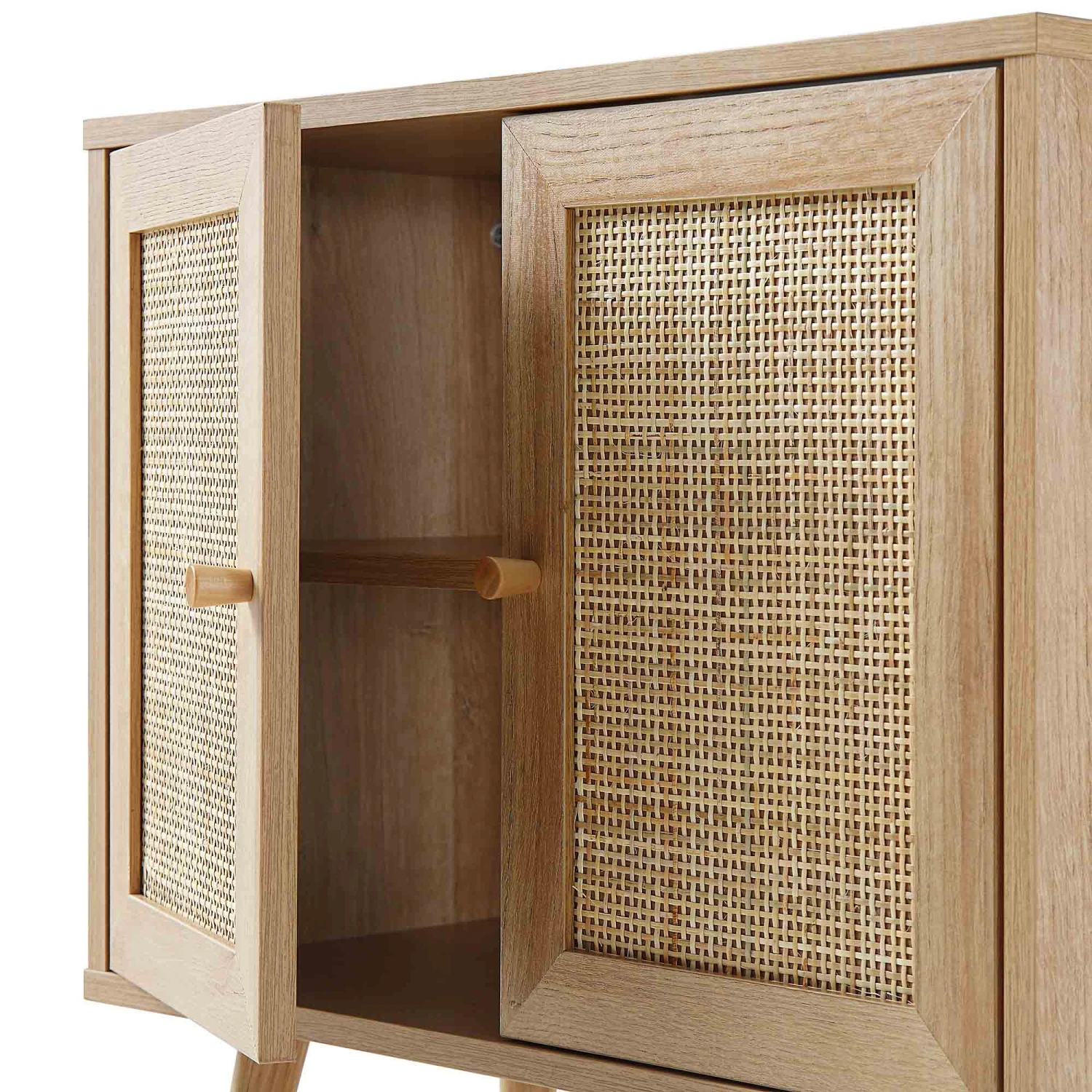 Frances Woven Rattan 2-Door Bathroom Undersink Unit, Natural 14 Frances Woven Rattan 2-Door Bathroom Undersink Unit, Natural - Image 12