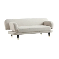 Solna 2-Seater Sofa Bed, Champagne Velvet -Daals Shop GCSF 2277 CHAMP VEL GIF2